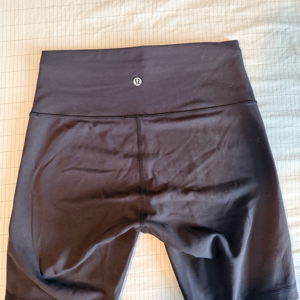 Lululemon Black High-Waisted Shorts